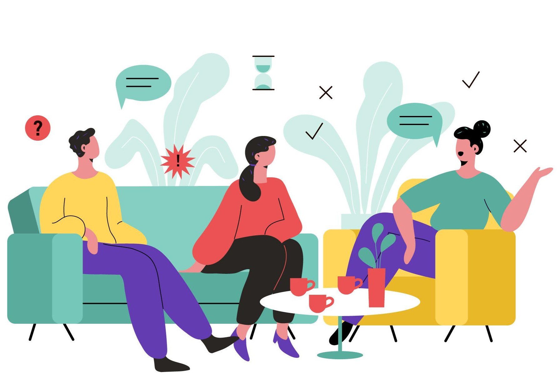 Couple therapy session