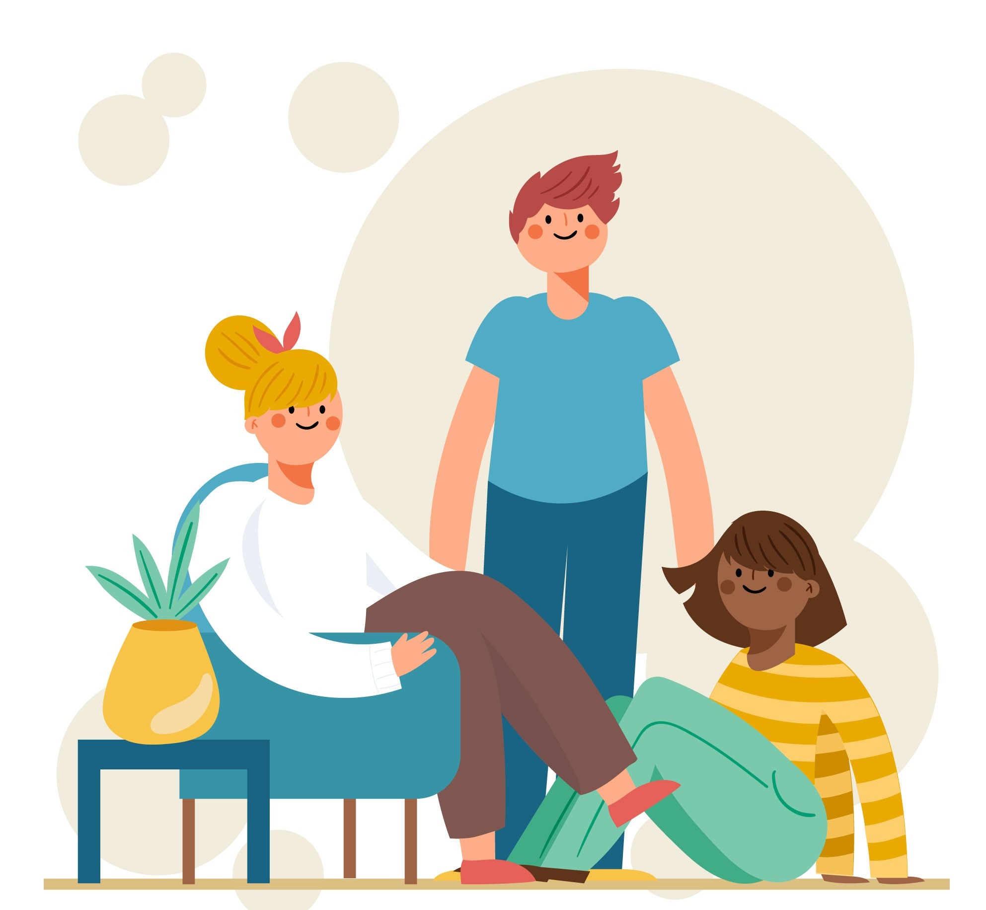 Family counseling session